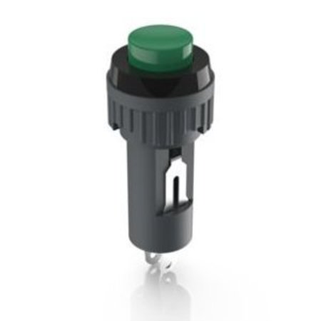 RAFI Pushbutton Switch, Spst, Momentary, 0.1A, 24Vdc, Solder Terminal, Panel Mount 1.10.107.011/0507